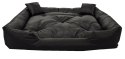 Duże Legowisko Kojec Łóżko Dla Psa Kota 130x105 cm Czarne