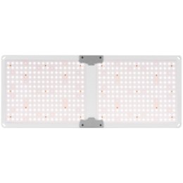 Lampa do uprawy wzrostu roślin pełne spektrum 60 x 24 cm 468 LED 220 W srebrna